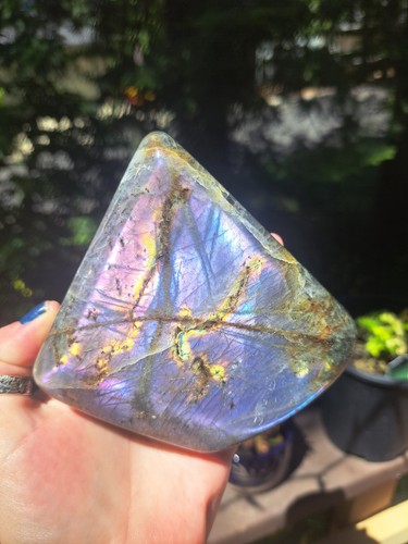 Large purple labradorite - purple,