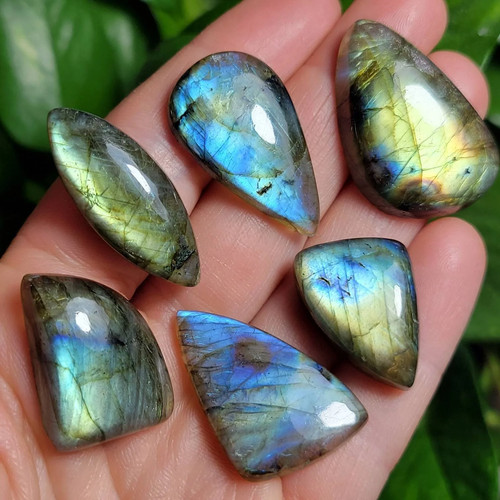 Labradorite crystal cabochon - crystal,