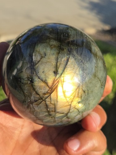Labradorite large sphere stone - sphere,